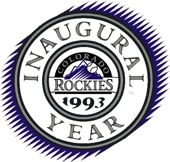 Colorado Rockies 1993 Anniversary Logo decal supplier